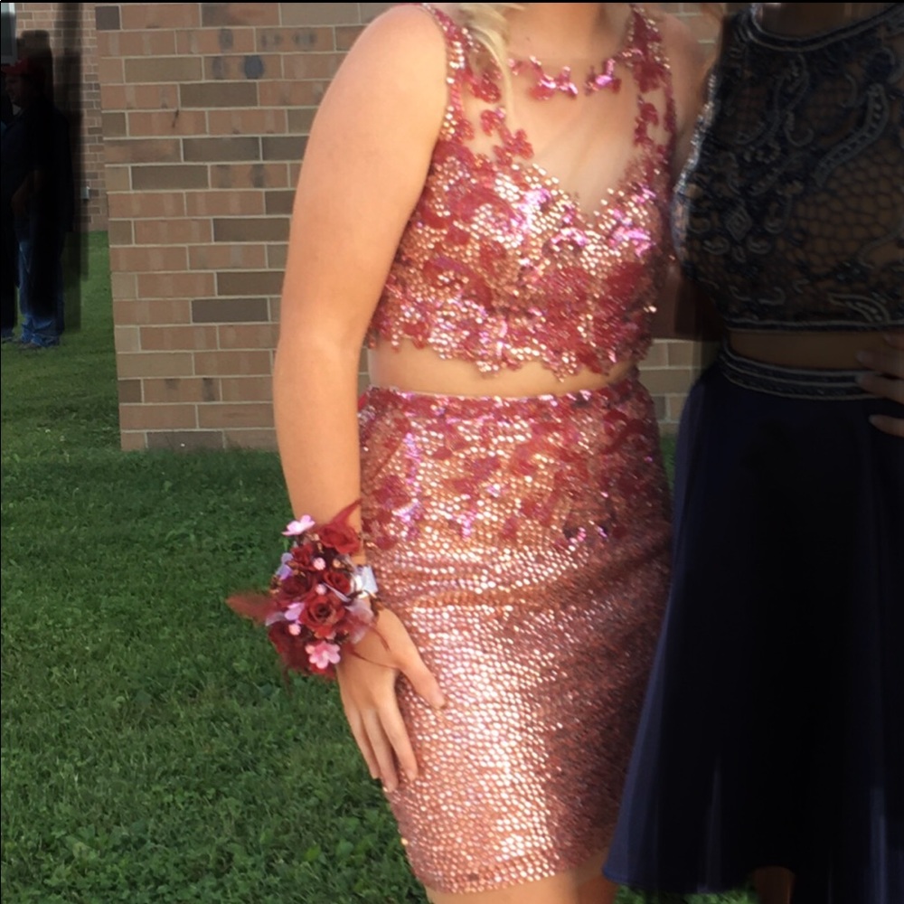 Sherri Hill 2 Piece Prom Dress